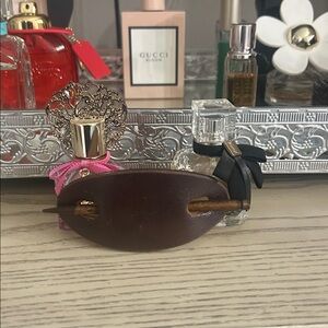 Brown Leather Hair Clip